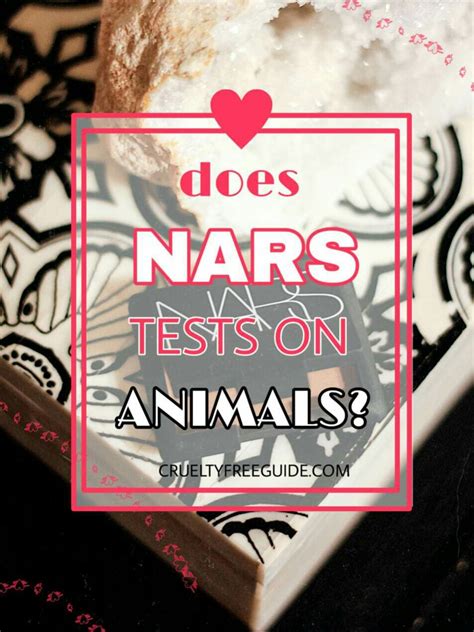 is nars animal cruelty free.